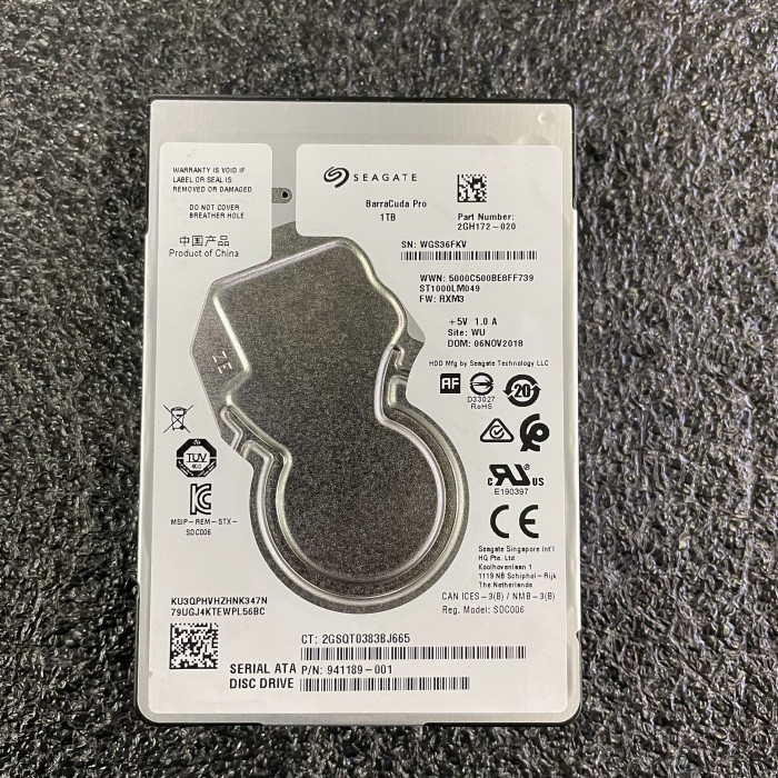 hdd seagate 1 tb 2.5 laptop