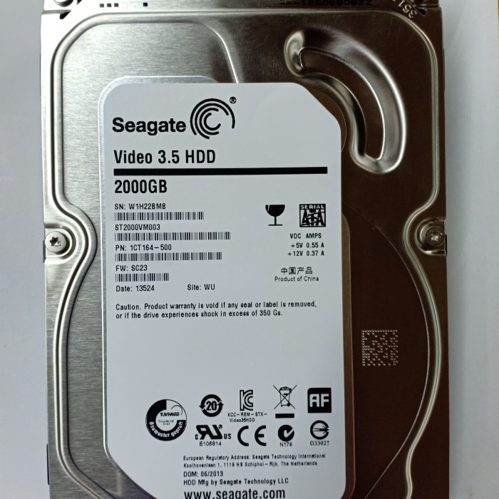 HDD Seagate 2000gb video 3,5