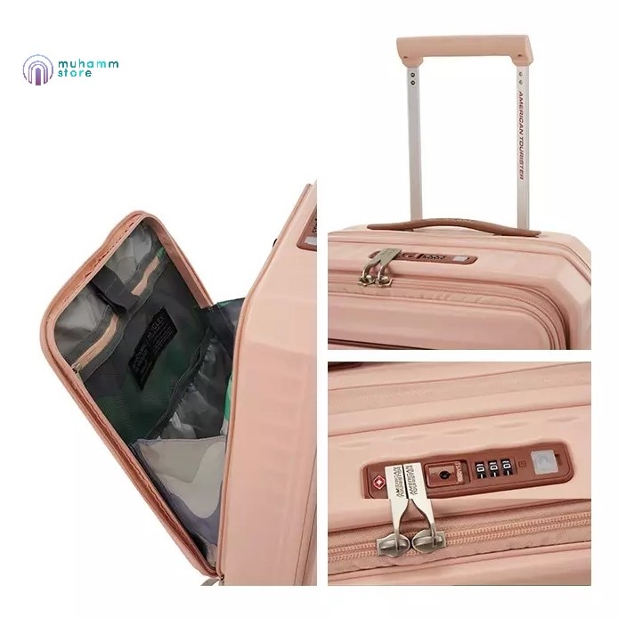 Koper American Tourister Frontec Hardcase Cabin 20 inch Apricot