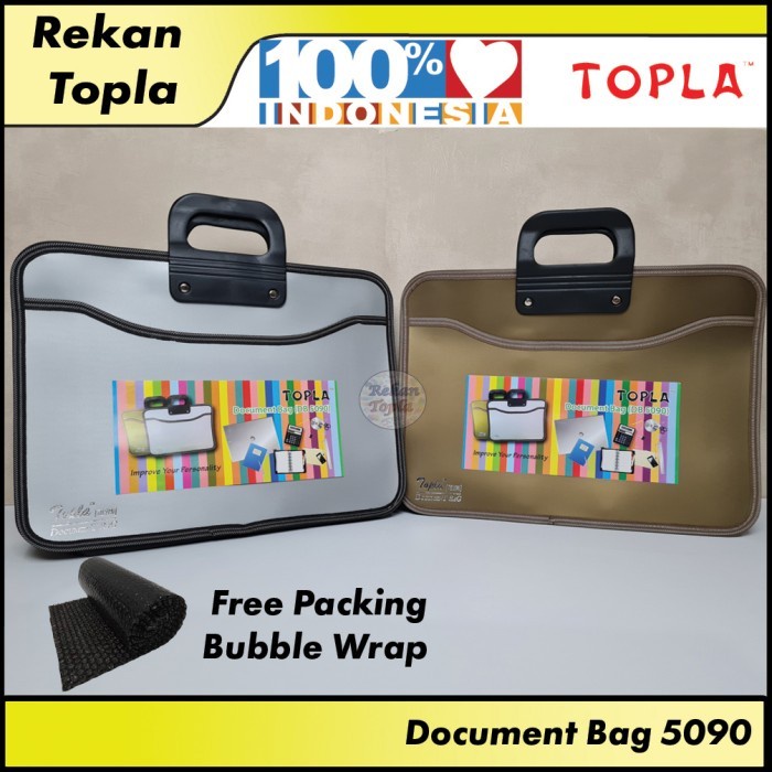 

Document Bag / Tas Dokumen Resleting / Merek Topla Kode 265