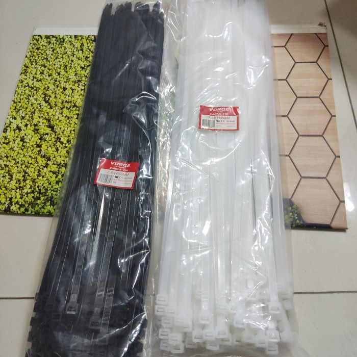 

kabel Ties Cable tie VORGE 7.6x450 45cm 7,6 X 450 MM 45 CM 7.6 450MM Kode 588