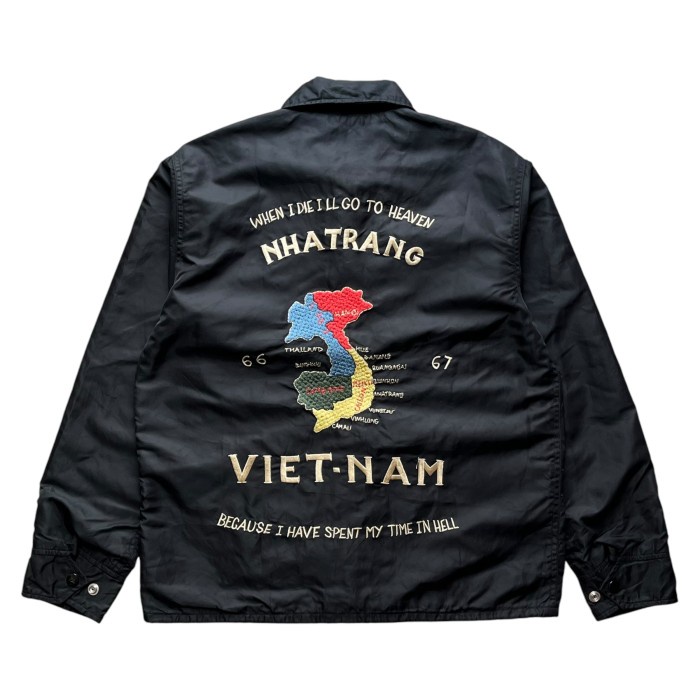 

Beams Tailor Toyo Vietnam Map Souvenir Jacket Embroidery Kode 1316