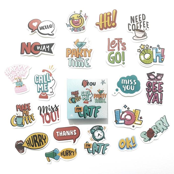 

Stiker Journal I'M Late By Bukuqu