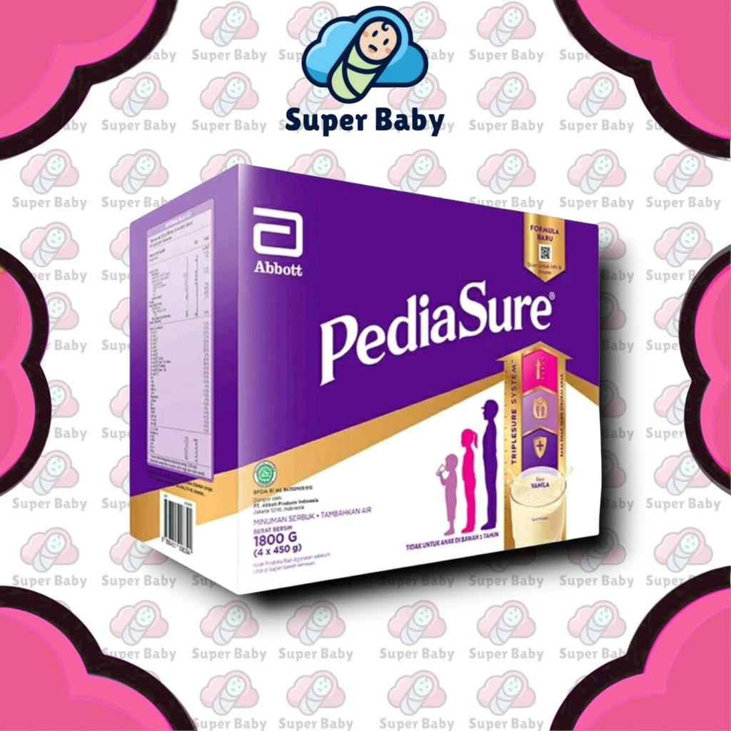 SUSU ANAK PEDIASURE TRIPLESURE VANILLA USIA 1-10 TAHUN 1800gr