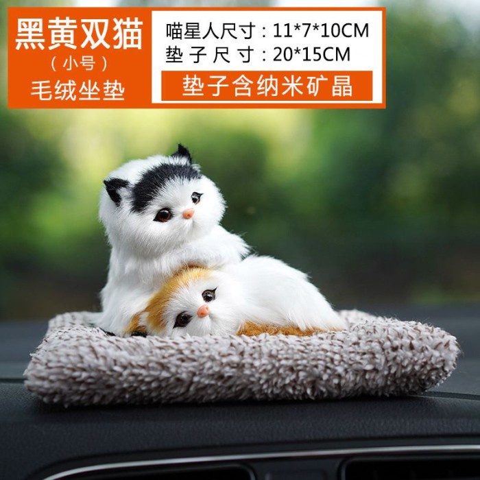 Arang Bambu Kucing Pajangan Dashboard Mobil Pajangan Mobil Arang Bambu