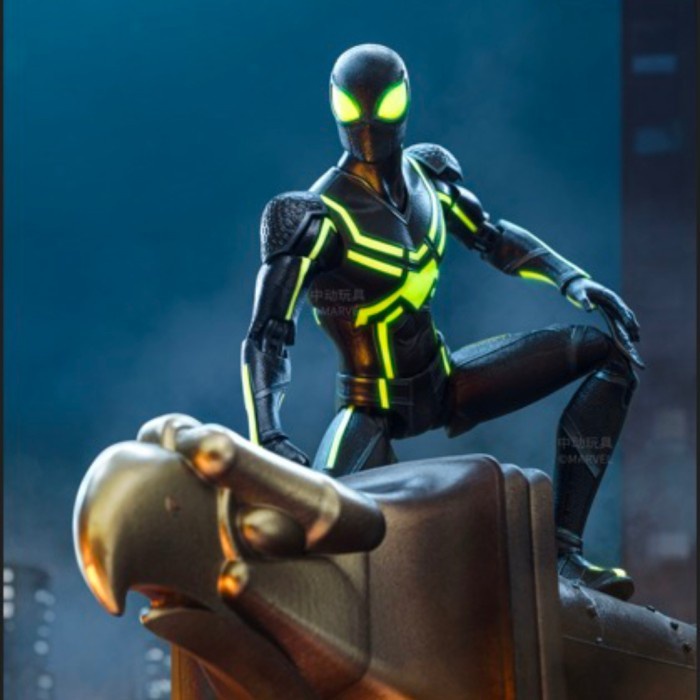 ZDToys Gameverse Spiderman Black Stealth ZD Toys Original Figure