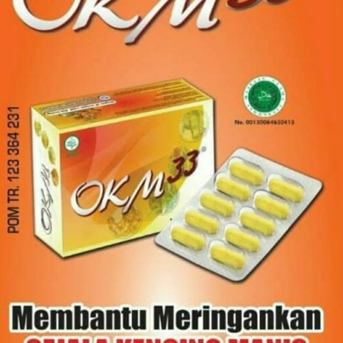okm 33 obat kencing manis/diabetes herbal