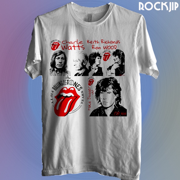 Pesan Kaos Baju Distro Musik Band Rock Punk Indie Metal Pria Wanita Original Second Rolling Stones T
