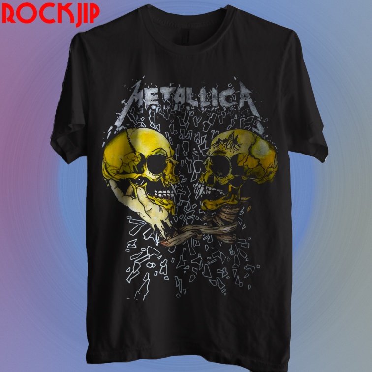 Beli Kaos Baju Distro Musik Band Rock Punk Indie Metal Pria Wanita Original Second Metallica Jakarta