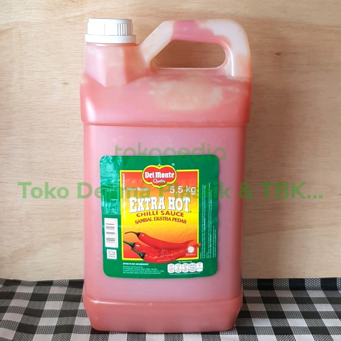 

Delmonte Extra Hot 5,5 kg / Saus Sambal Extra Pedas