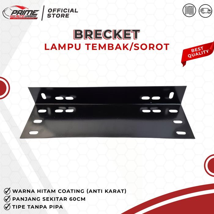 Breket Brecket Lampu Tembak Sorot Di Plat Nomor Mobil