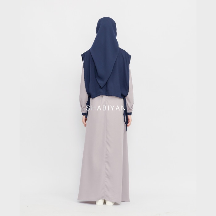 Shabiyan 416 Gamis Remaja Perempuan Moscrepe Polos