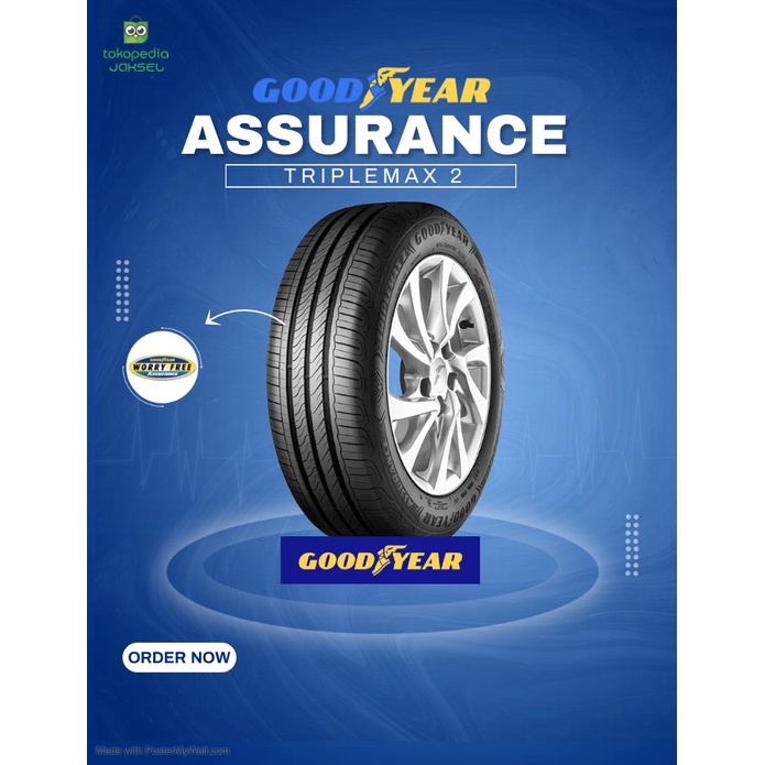 TERLARIS Goodyear Assurance Triplemax 2 Ukuran 185/65 R14 Ban Avanza Veloz