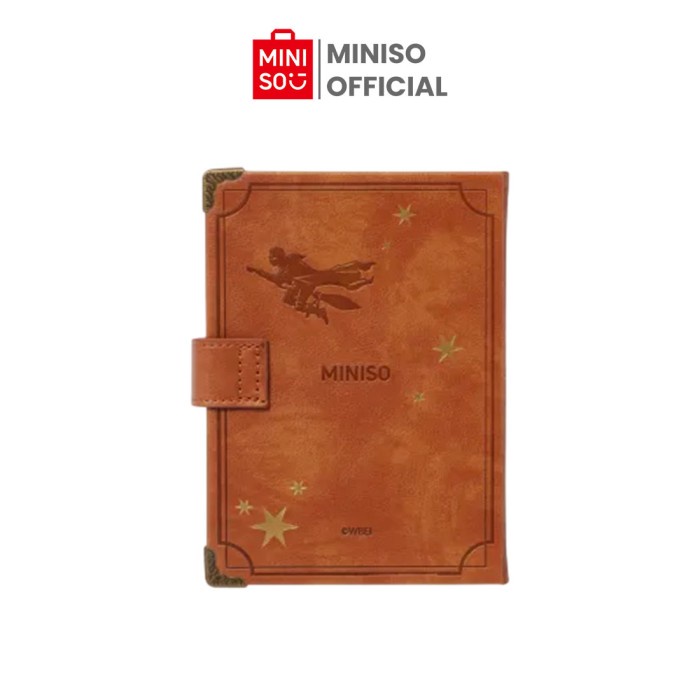 

Miniso x Harry Potter Collection Golden Snitch Hardcover Book with Tigerite Magnetic Snap Notebook