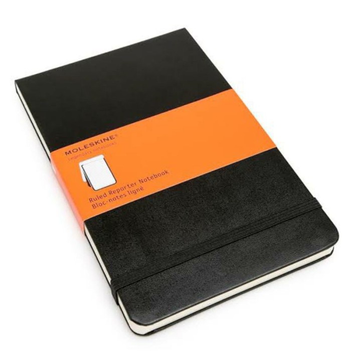 

Moleskine Ruled Reporter Legendary Notebook Classic Collection Black