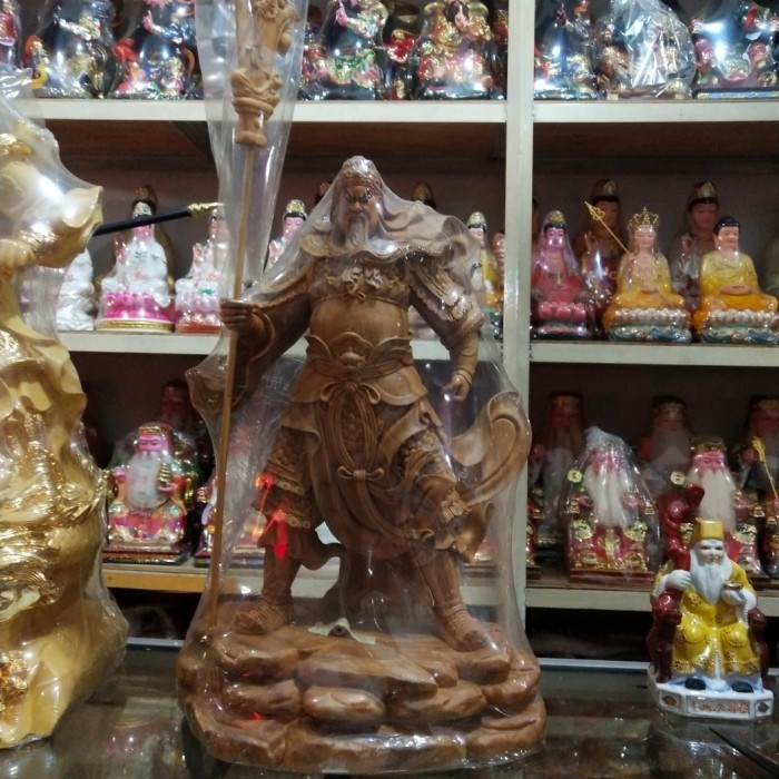 Patung Kwankong Full Ukiran Kayu