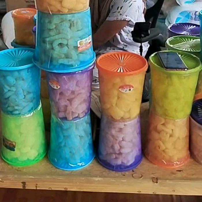 

Wdo - Kerupuk Kulit Sapi Toples 4 Liter Dapat 4 Toples Dengn 3 Varian Rasa. Camilan