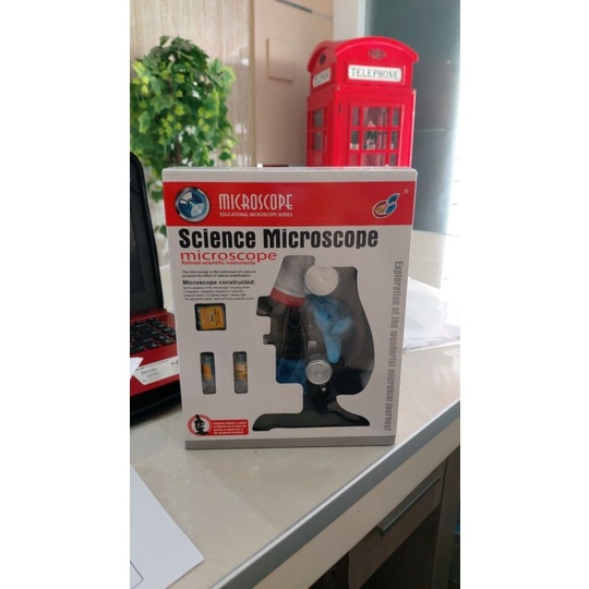 

Mikroskop Mini Edukasi Belajar Anak Pembesaran 1200X Magnification