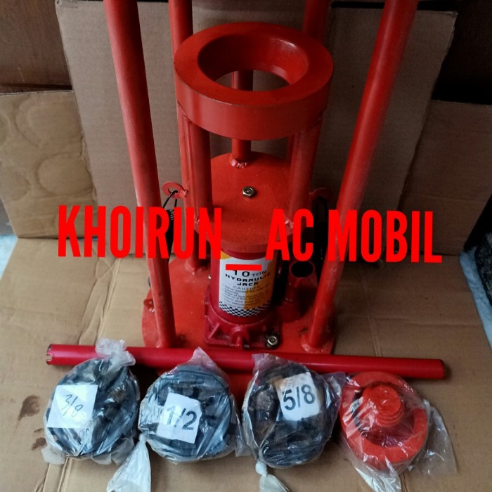 Mesin Pres Selang Ac Mobil Universal Komplit