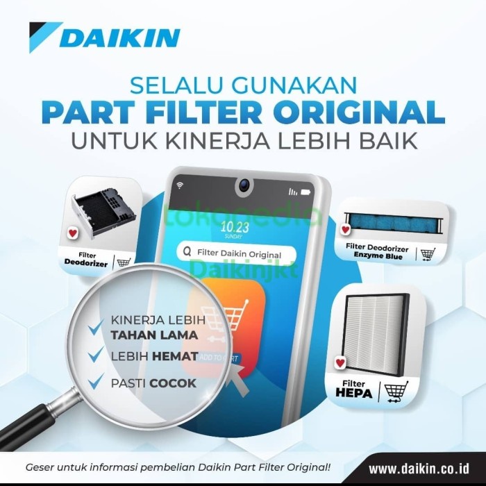 DUST COLLECTION FILTER/HEPA FILTER AIR PURIFIER DAIKIN MC30VVMH