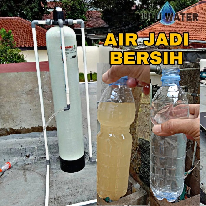 Media filter air untuk satu tabung Frp 1054/ paket ganti media filter