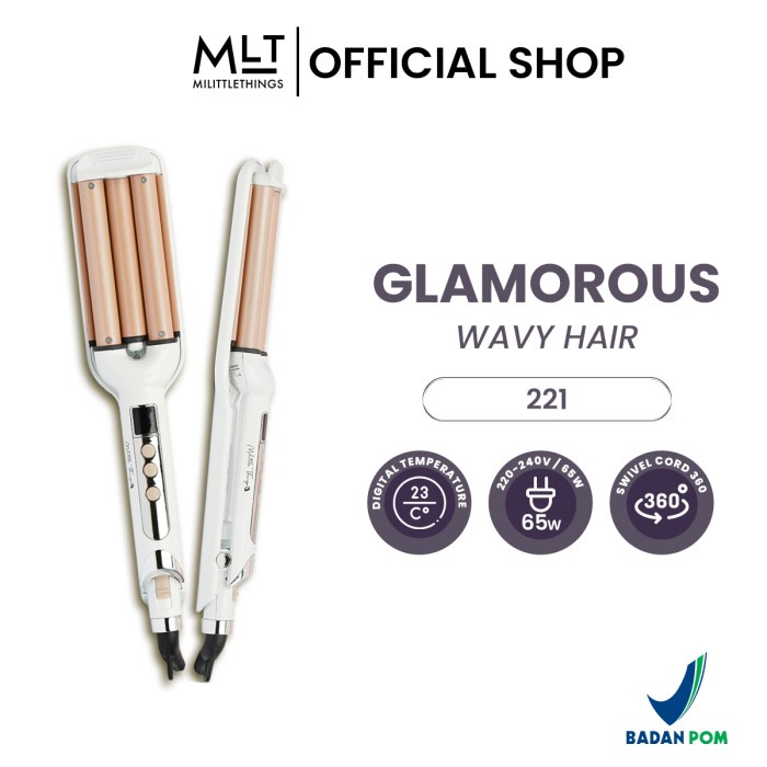 Sale Milittle Things 221 Glamorous Wavy Hair - Catokan Pelurus Rambut