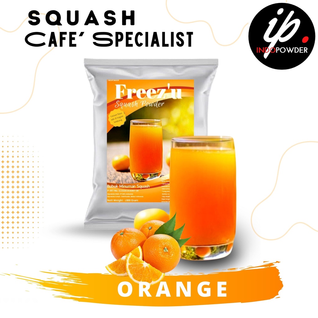 

IP Bogor - Bubuk Minuman SQUASH Rasa ORANGE 1Kg Untuk Cafe, Waralaba dan Resto