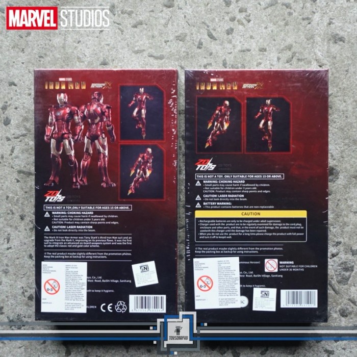 ZD Toys IRON MAN Mark 3 ORIGINAL Ironman Marvel Legends Figure