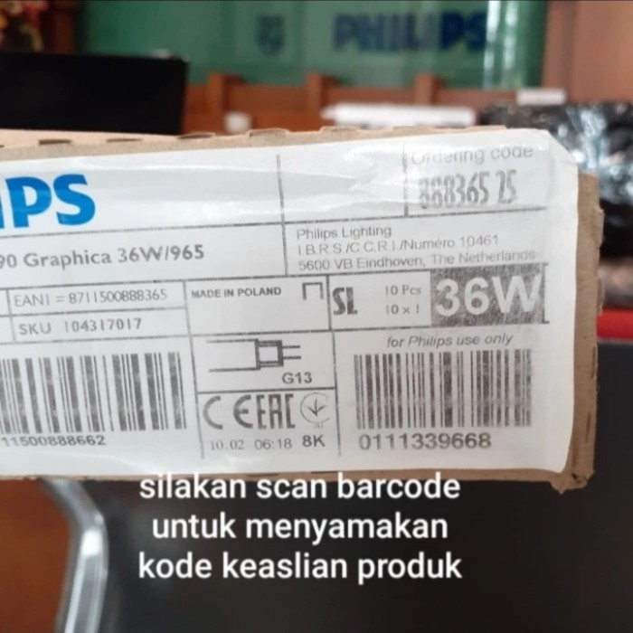 LAMPU MASTER TL-D 90 GRAPHICA 36W/965