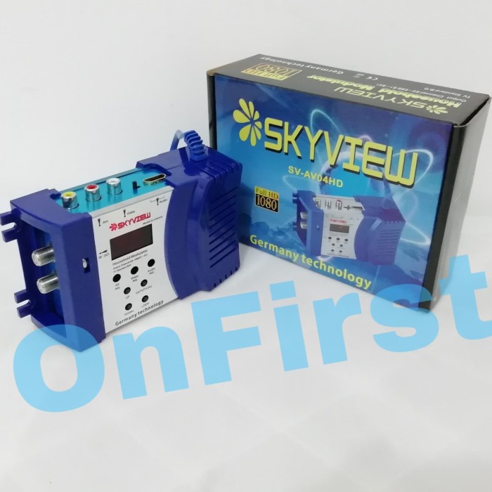 TERBARU Skyview Modulator Agile HDMI AV04HD hd to rf