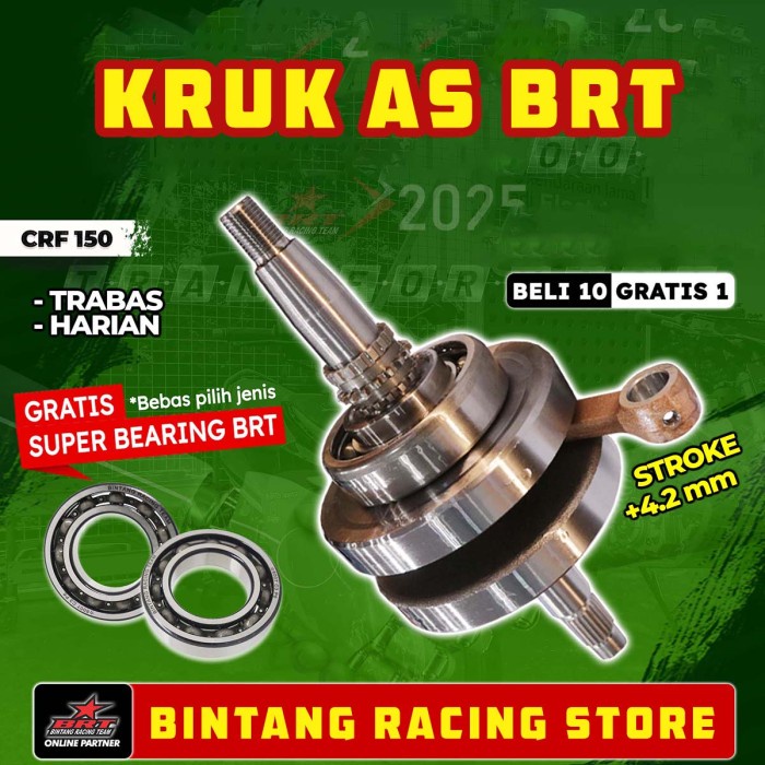 Kruk As BRT Honda CRF 150 Stroke up +4.2mm