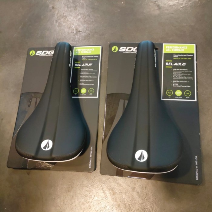 TERLARIS SADEL SDG BEL AIR 3.0 STEEL BLK WHITE SADDLE SDG