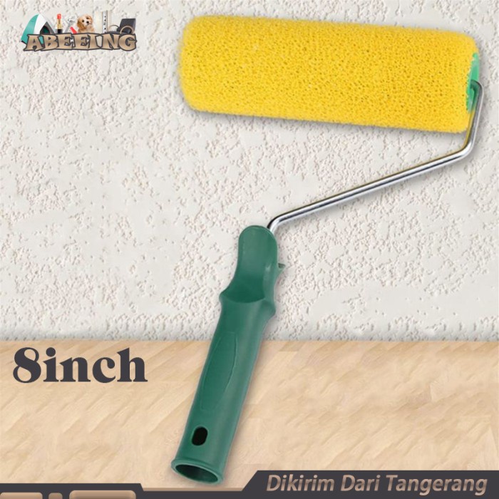 TERLARIS 8inch Paint Roller Cat Tembok Roll Cat Tembok Kuas Roll Cat Tekstur Dinding