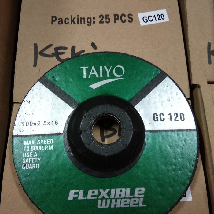 Batu gerinda POLES GRANIT Taiyo / Batu poles marmer/ Flexible wheel