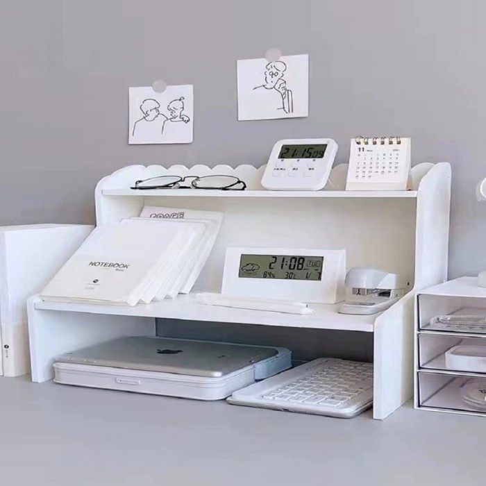 

TERLARIS! Meja Penyimpanan Multifungsi Table Rack Desk Organizer Terbaru