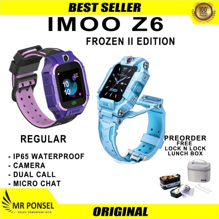 JAM TANGAN IMOO Z6 Watch Phone - HD Video Call GARANSI RESMI