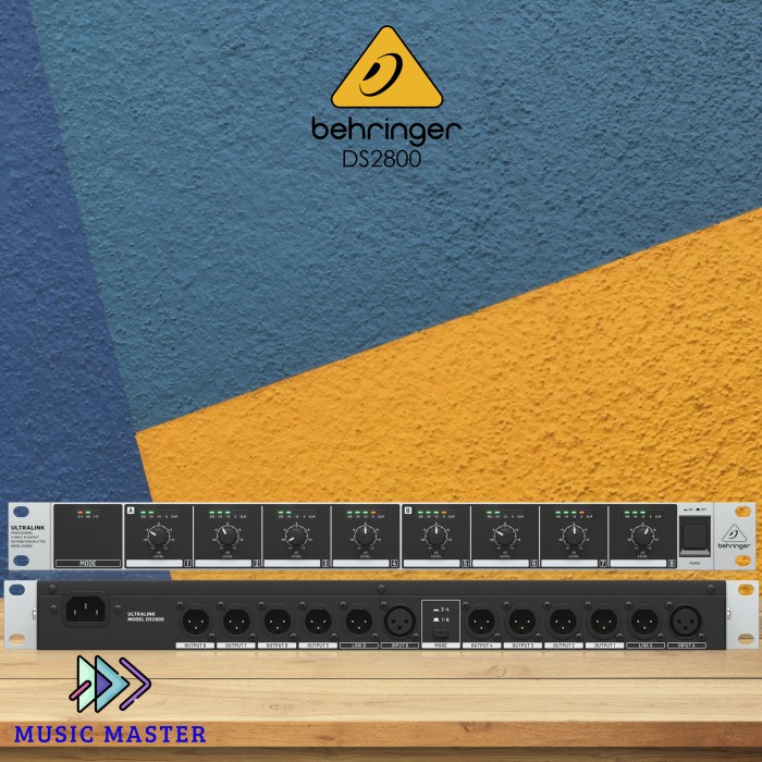 PROMO Behringer DS2800 Distribution Splitter Professional 2-Input 8-Output