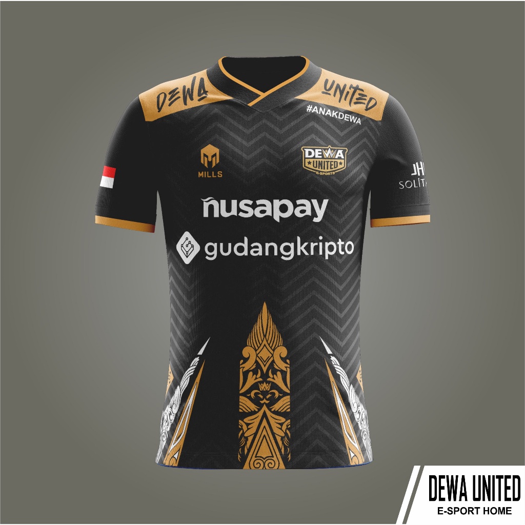 Jersey DEWA UNITED E-SPORT MPL ID 2023-2023 TERBARU Free Custom Nama