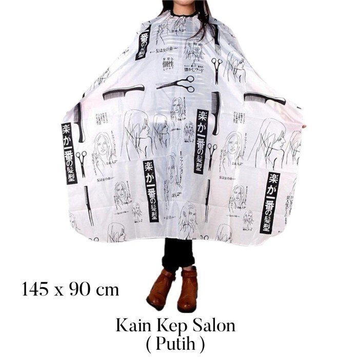 Alat cukur Kain Kep Kip Barber Shop Salon Penutup Badan Pangkas Cukur Rambut - Kain Kep Salon otomat