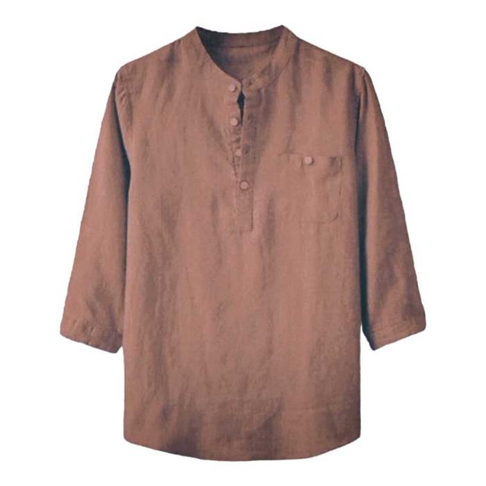 BERKUALITAS BIG SIZE Baju Koko JUMBO 2XL/3XL/4XL/5XL Koko Pria Dewasa Tangaan 3/4 Bahan Katun Koko