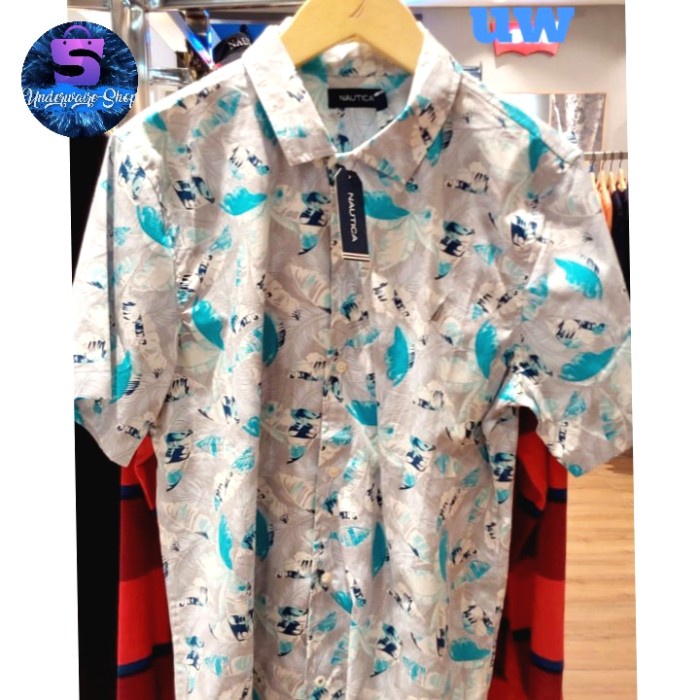 BOOM SALE kemeja pria nautica original bahan katun 100%. motif new arrival