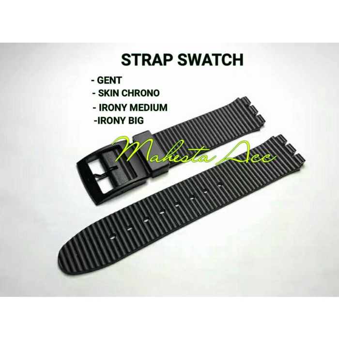 Strap Swatch Irony Big Diameter 17Mm/Tali Jam Swatch Irony Big 17Mm New