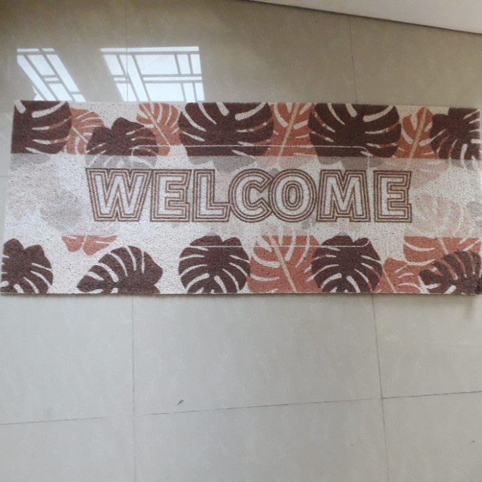 Keset Kaki Panjang Karet PVC Anti Selip Pintu Depan Dapur Toilet