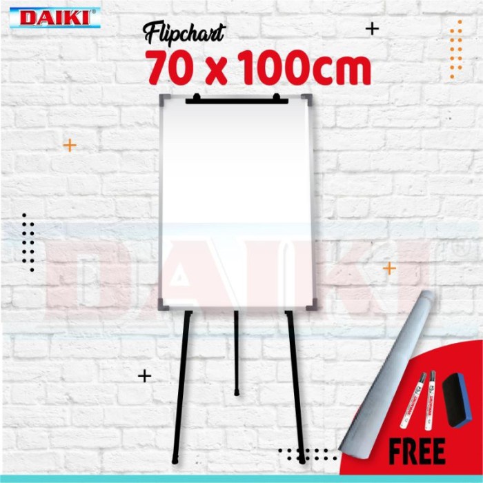 

Flipchart / Papan Tulis Uk 70X100 Cm