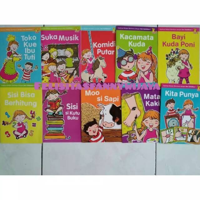 [deloth] - Seri 1 Buku Anak TK PAUD Belajar Membaca GafaBaca Gafa Baca Buku Cerit