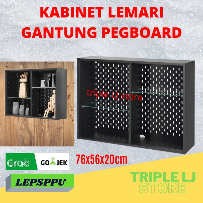 

TERBARU Lemari Kabinet Pegboard Gantung Tempel Dinding Abu Tua LEPSPPU