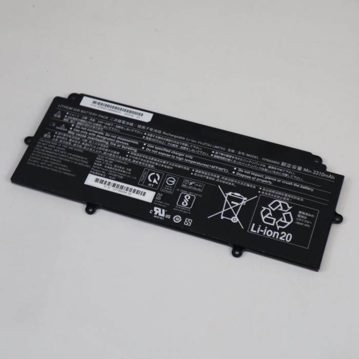 Baterai Fujitsu U938 U939 U9310 Model FPB0340S 3490mAh 50 WH