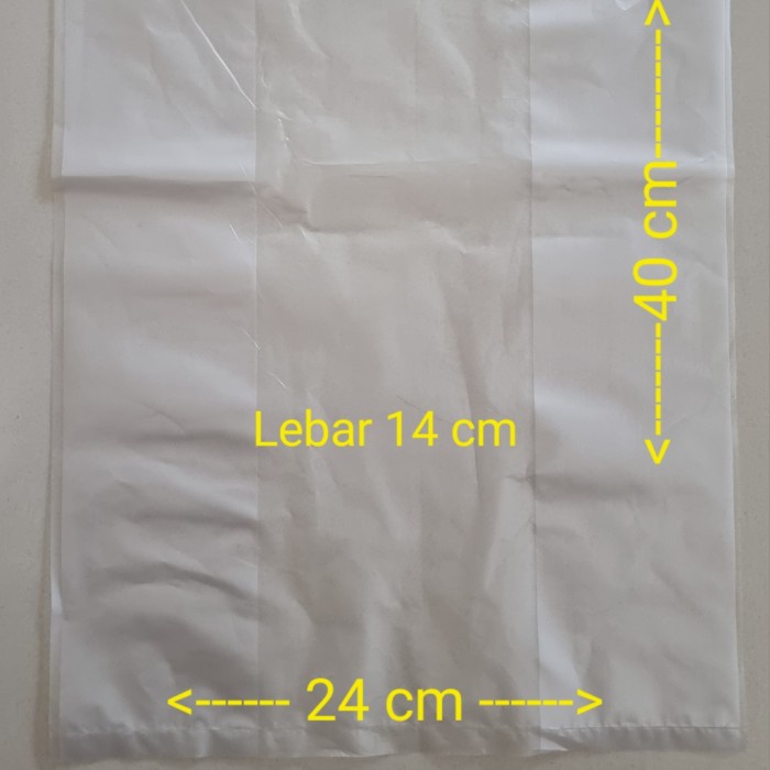 

best seller] Kantong Kresek Bening Tebal Uk 24 x 40 cm (+-70 pc)