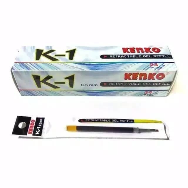 

TERLARIS! Kenko Refill / Isi Ulang Pulpen Gel K-1 ( PerBox = 24pcs )