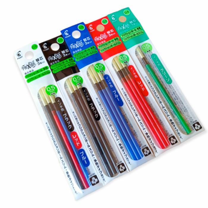 

TERLARIS! Refill Pilot Frixion 3in1 / 4in1 0.5mm Isi Ulang Frixion LFBTRF-EF